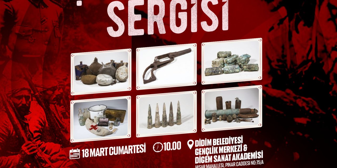 DİDİM, ÇANAKKALE SERGİSİ’NE EV SAHİPLİĞİ YAPACAK