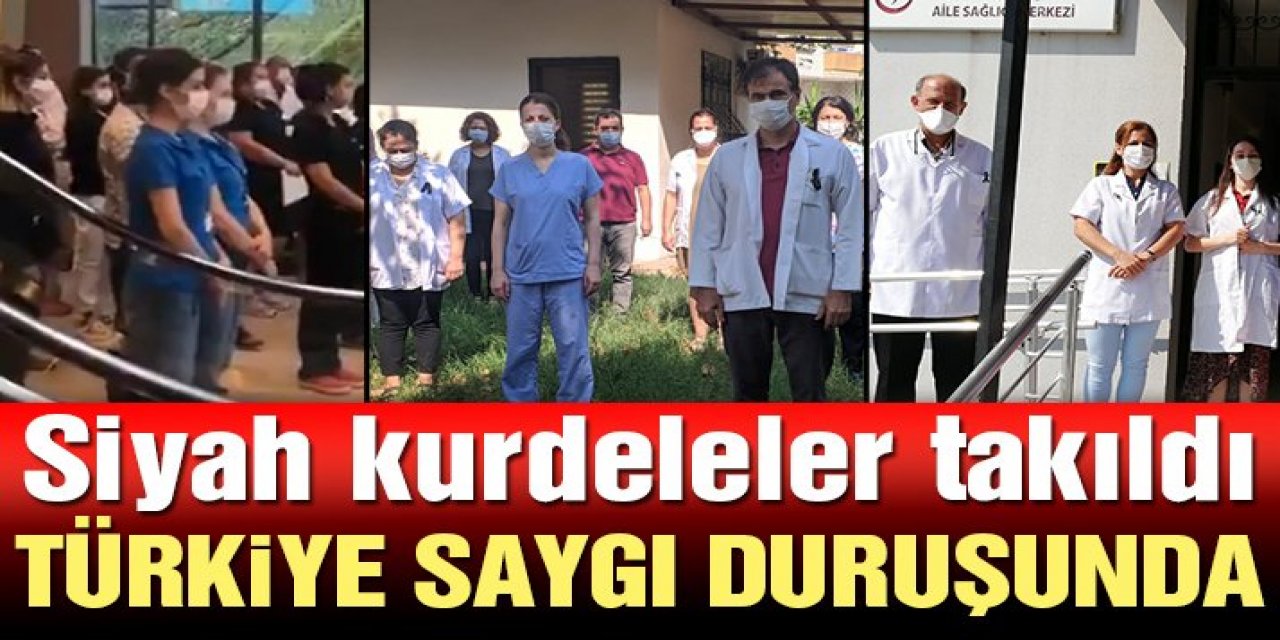 #İyikiTTBvar destek yağıyor, tepkiler büyüyor, Sağlık çalışanları saygı duruşunda