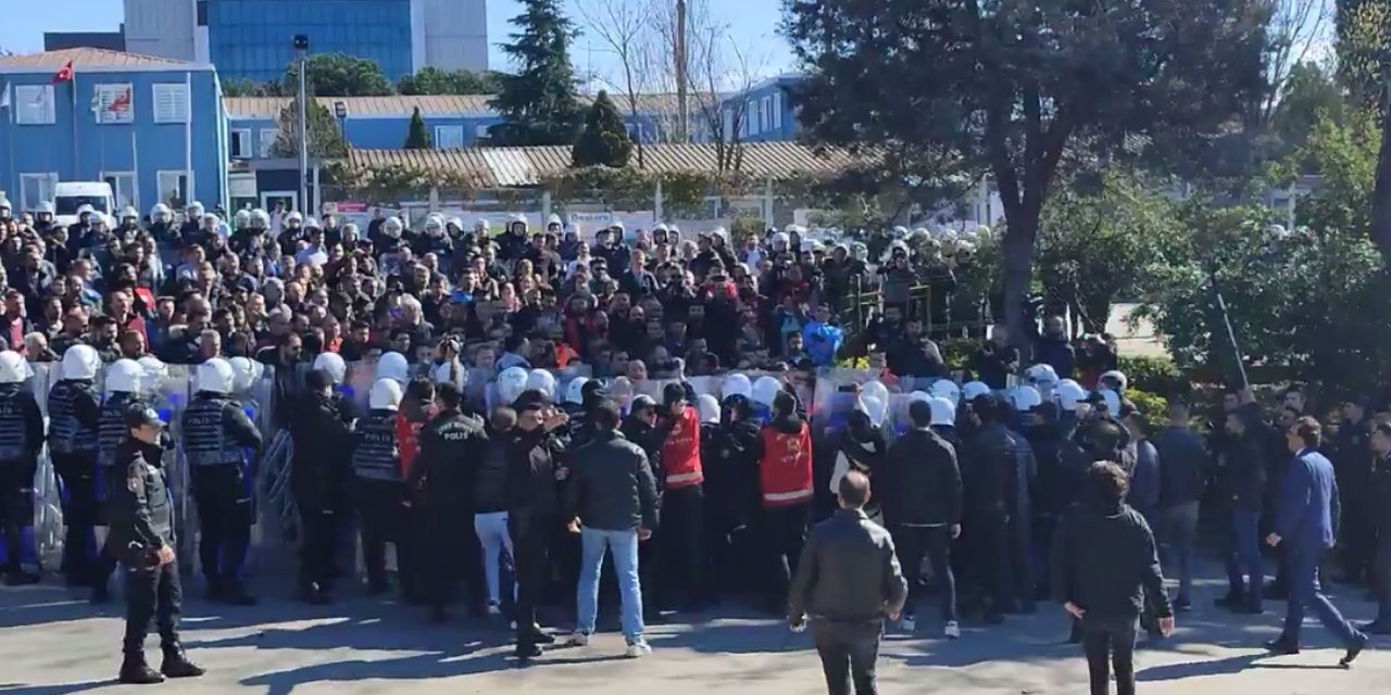 Ankara’ya yürümek isteyen Mata işçilerine polis müdahalesi