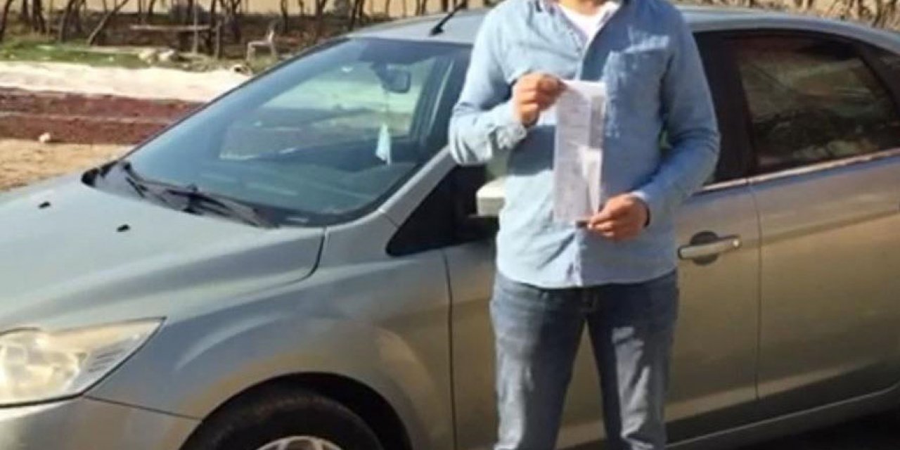 Gitmediği ilde ceza kesilip ehliyetine el konuldu