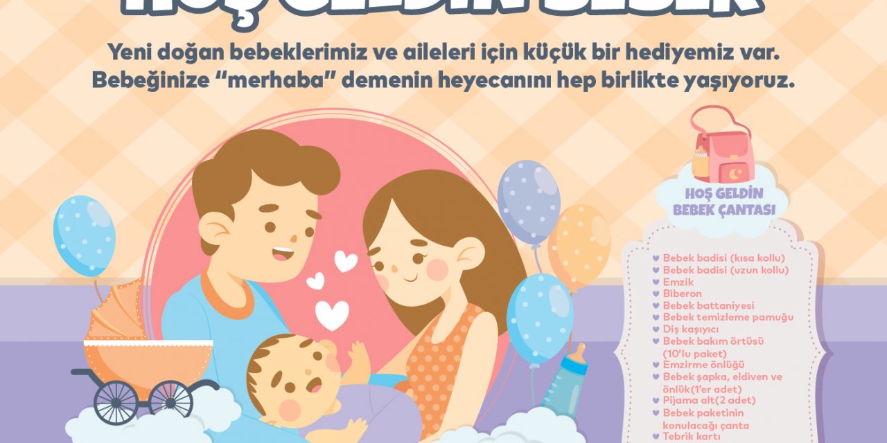 Yeni Doğan Bebeklerin İlk Hediyesi Kartal Belediyesi’nden