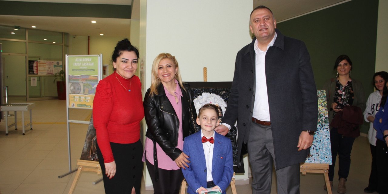 Kartal Belediyesi’nin ‘Atıklardan Tablo Tasarım Yarışması’nda Ödüller Sahiplerini Buldu