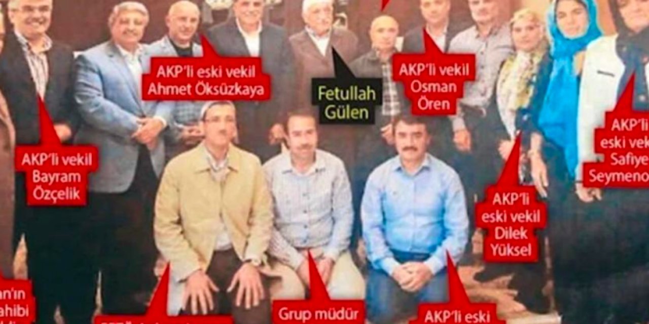 Gülen'in ziyaretine giden 2 isim AKP milletvekili aday listesinde... Fotoğrafı olan koltukta uzun oturuyor