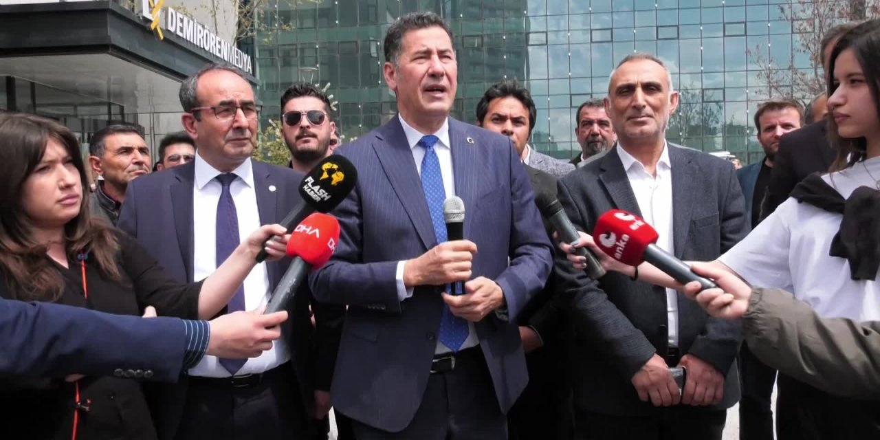 Sinan Oğan, Demirören Medya önünde konuştu: 'Biz özel televizyon kanalıyız' demekle işin içinden çıkamazsınız