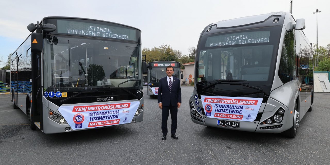 İBB metrobüs filosuna satın aldığı 25 yeni aracı kattı!