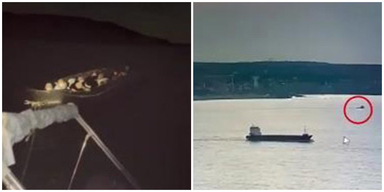 Romanya'ya gitmek isteyen göçmenler, tekne batarken kurtarıldı: Kaçakçı çetesi çökertildi