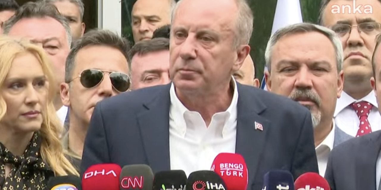 Muharrem İnce: Adaylıktan çekiliyorum