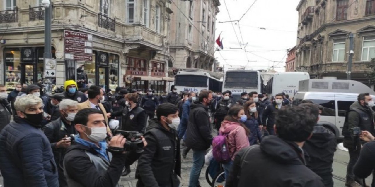 HDP'nin protestosuna polis müdahalesi: Çok sayıda gözaltı