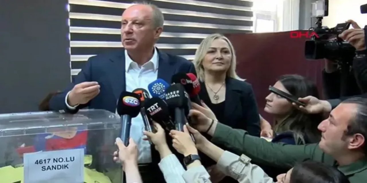 Muharrem İnce sandık başında: "Ortada bir iftira, bir montaj var"