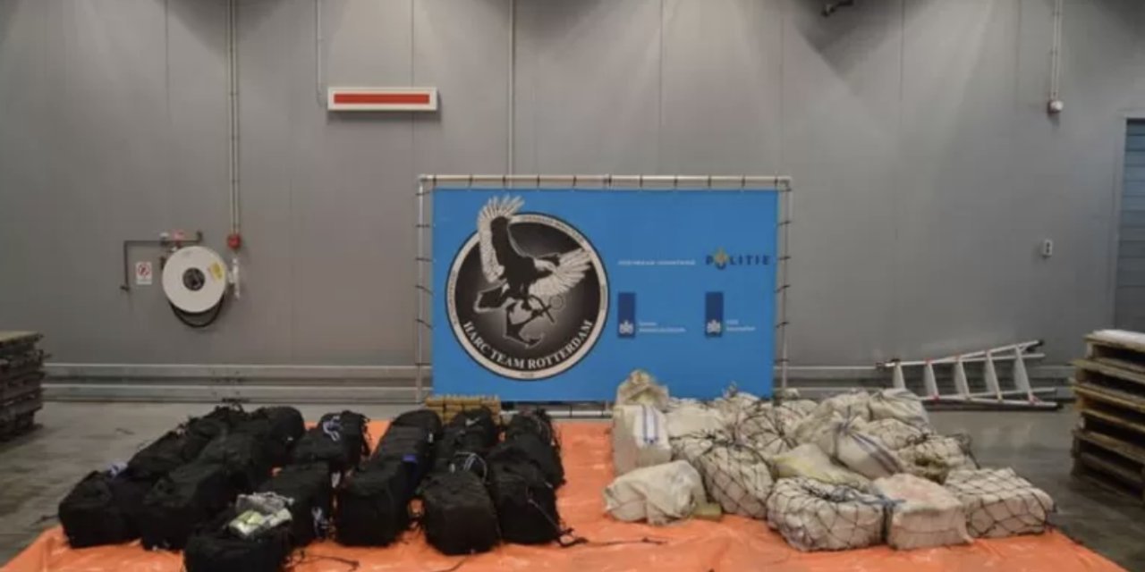 Türkiye'den Hollanda'ya giden 1 ton kokain yakalandı: Değeri 84 milyon euro