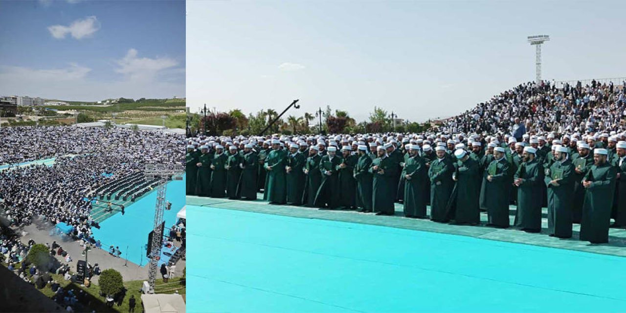 Menzil cemaatinden "icazet" töreni