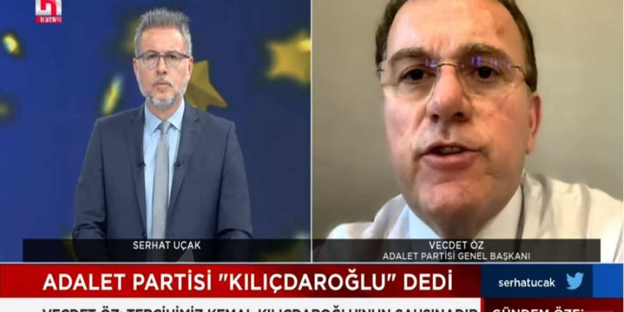 Adalet Partisi lideri Vecdet Öz: ATA İttifakı sona ermiş oldu, her parti istediği kararı verir