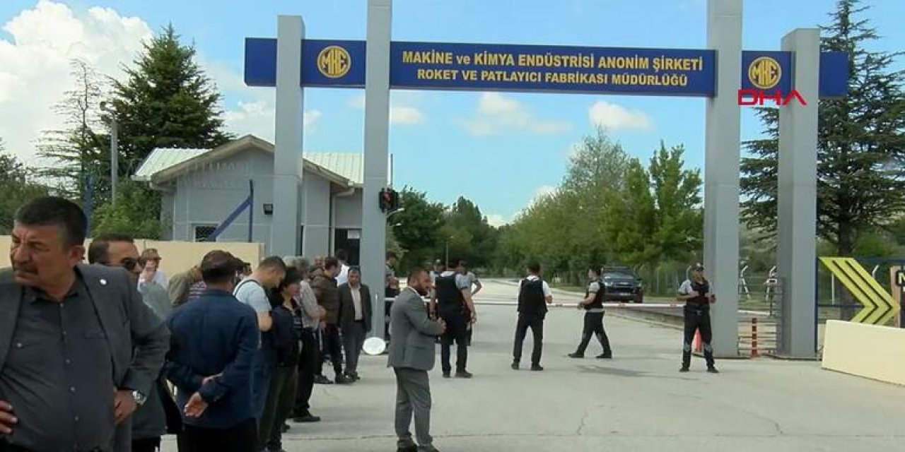 Elmadağ'daki MKE Roket fabrikasında patlama: 5 işçi hayatını kaybetti