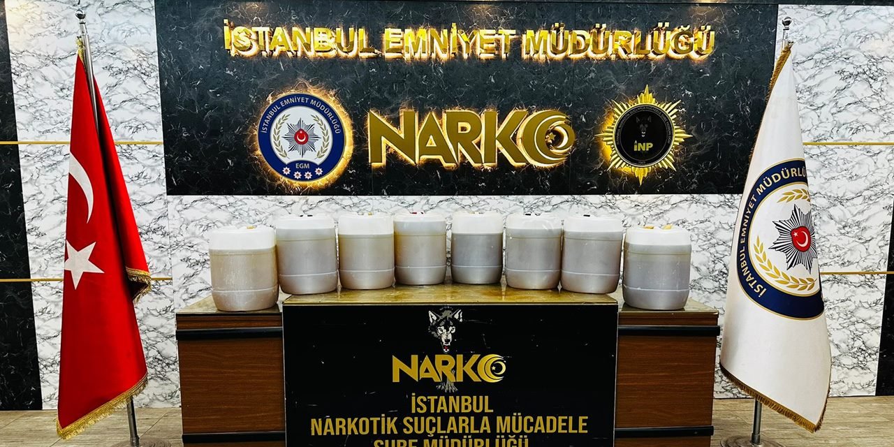 İstanbul'da iki ilçede uyuşturucu operasyonu: Yarım ton metamfetamin bulundu