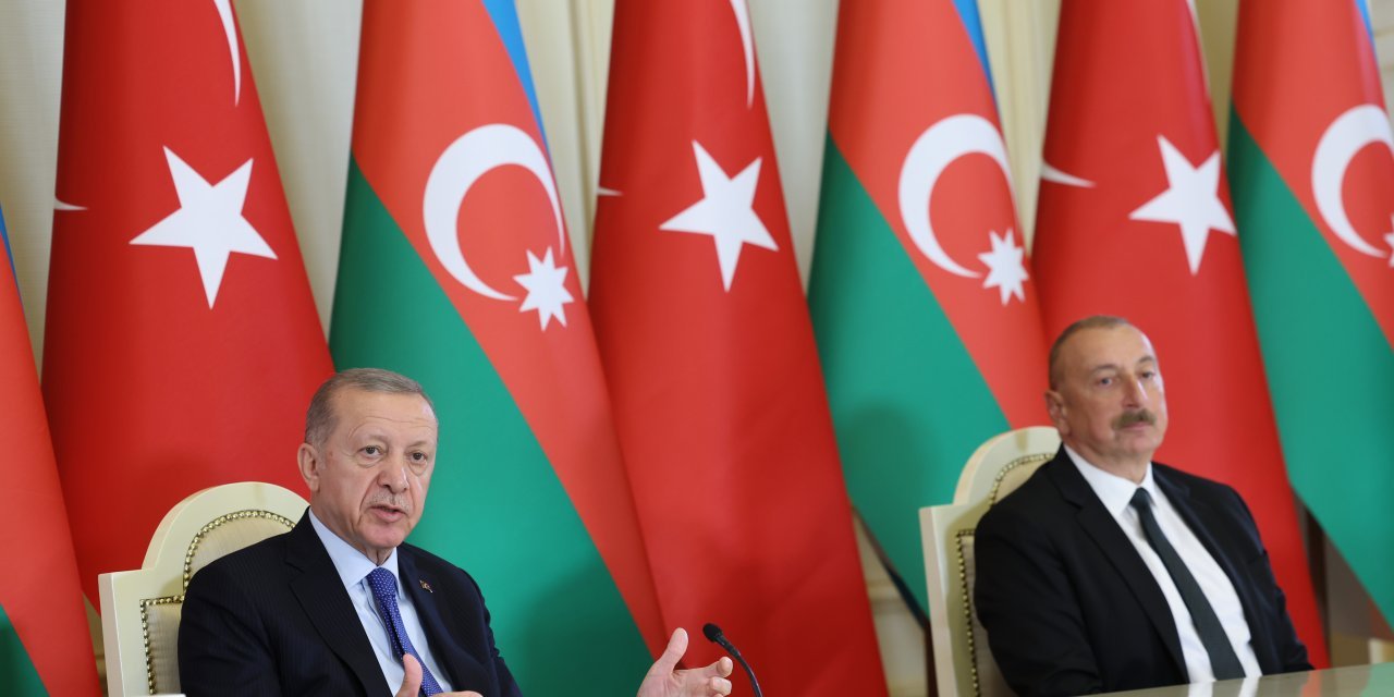 Erdoğan ve Aliyev'den ortak basın toplantısı