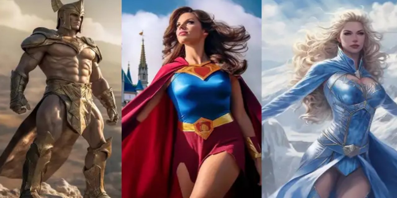 Yapay zeka Türkiye'nin süper kahramanlarını çizdi! İstanbul, Ankara, İzmir... İşte illere göre süper kahramanlar!