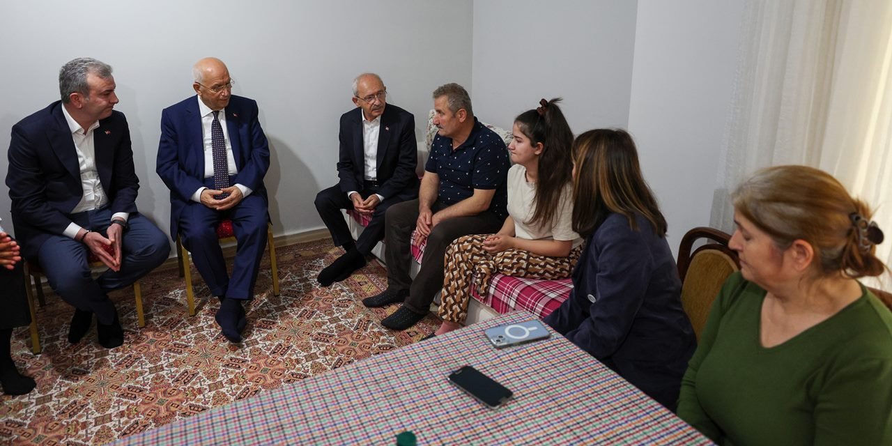 Kılıçdaroğlu, Babalar Günü'nde depremzede aileleri ziyaret etti