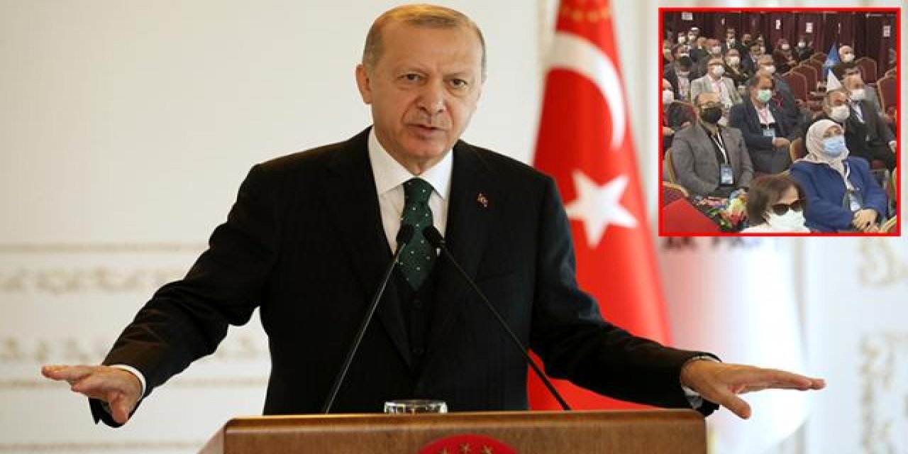 Erdoğan istediği alkışı alamayınca fırçayı bastı! Eskiden buralar inlerdi...
