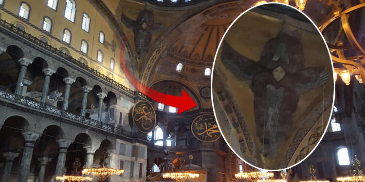 Ayasofya Camii’nde 7 yıl sonra bir ilk... Serafim Melekleri tekrar ortaya çıktı