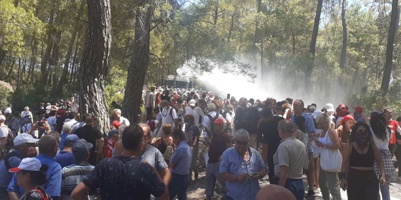 Akbelen'de direniş sürüyor: Biber gazlı ve TOMA'lı müdahale!