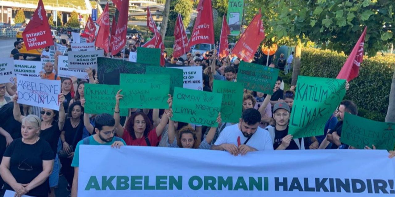 TİP’ten ‘Akbelen’ eylemi: ‘Akbelen ormanı nefesimiz, suyumuz, yuvamızdır’