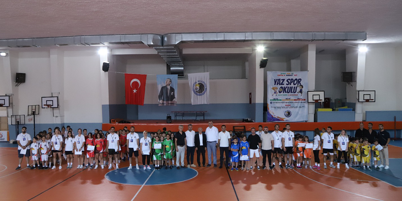 Kartal Belediyesi Ücretsiz Yaz Spor Okulu, Yılın İlk Mezunlarını Verdi