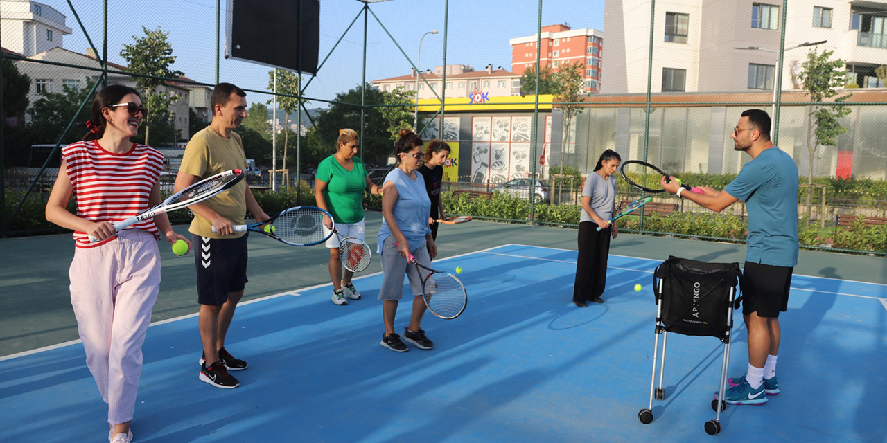 Kartal’da, Tenis Eğitimleri Başladı