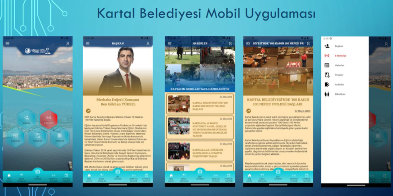 Kartal Belediyesi Mobil Belediyecilik Uygulaması Yenilenen Yüzü ile Hizmette