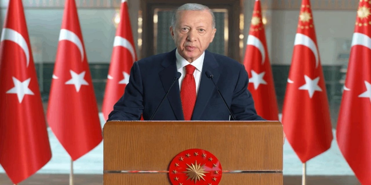 Erdoğan'dan AKP'nin 22. yılında bilindik mesaj! "Vesayet, Gezi, PKK, FETÖ ve ekonomi üzerinde oynanan oyunlar..."