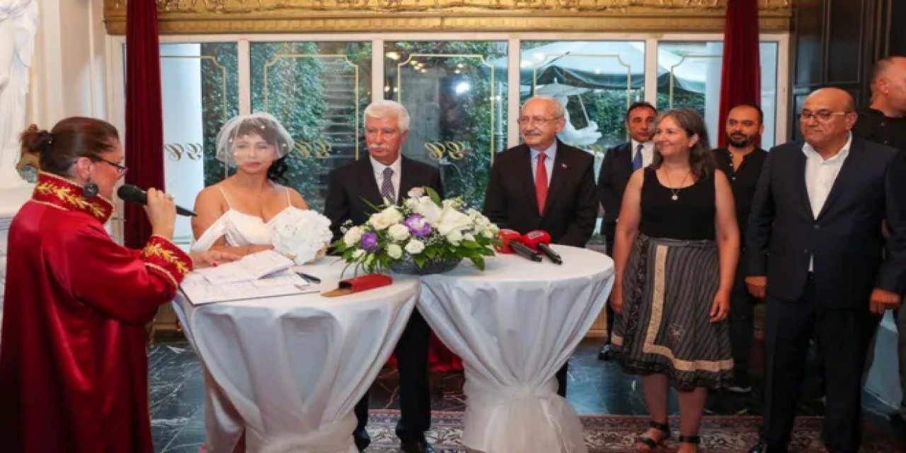 Faruk Bildirici ile Semra Topçu evlendi: Kılıçdaroğlu şahit oldu