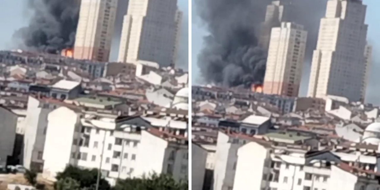 Esenyurt'ta kültür merkezinde yangın