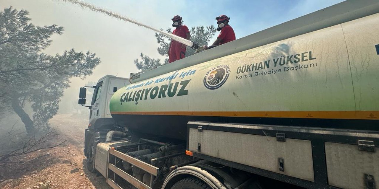 Kartal Belediyesi Ekiplerinden Çanakkale’deki Yangın Mücadelesine Destek