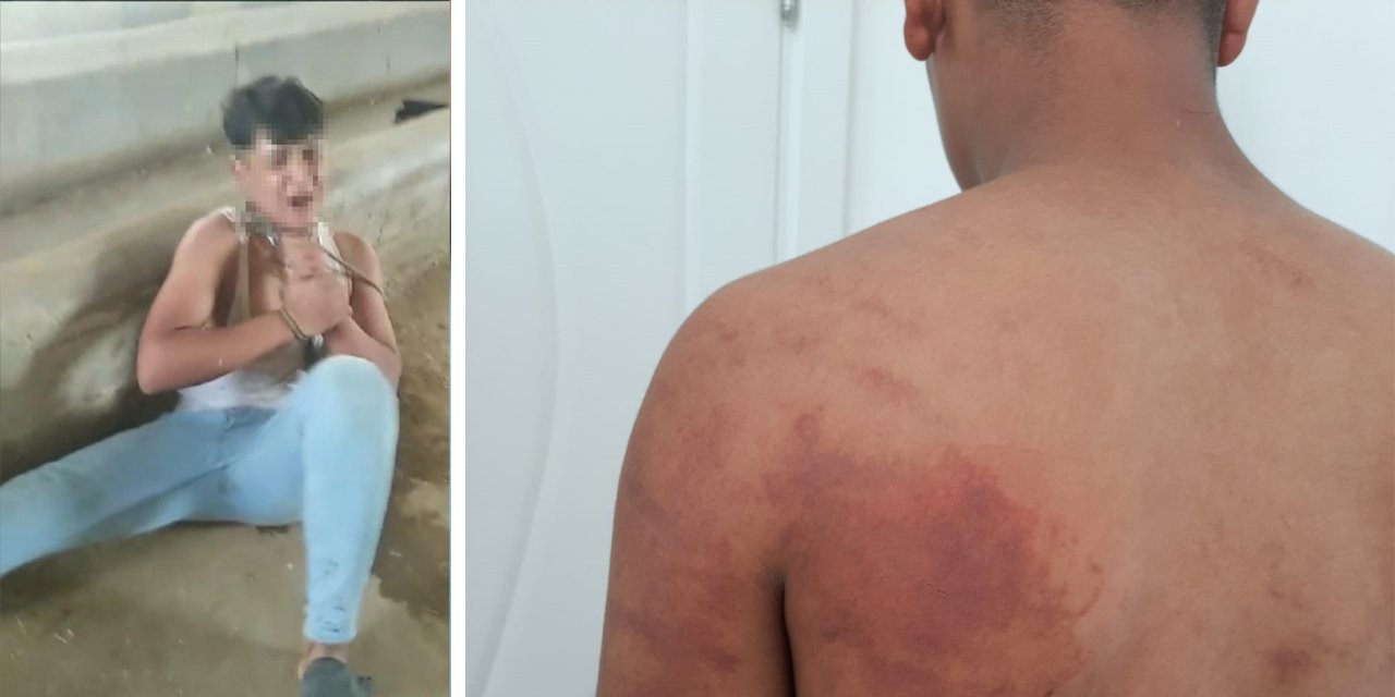 Ahırda zincirle bağlanıp işkence gören çocuğun, babası, amcası ve ağabeyi gözaltı alındı