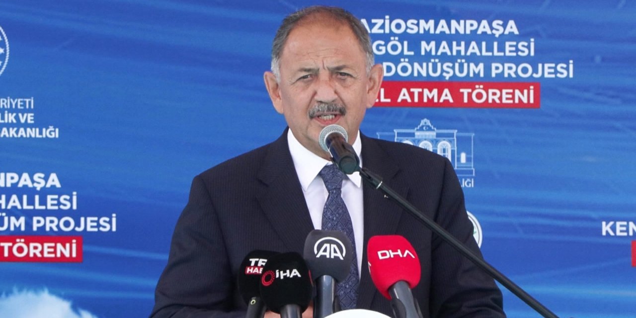 Bakan Özhaseki: Konut sorunu için Hazine arazilerini imara açacağız