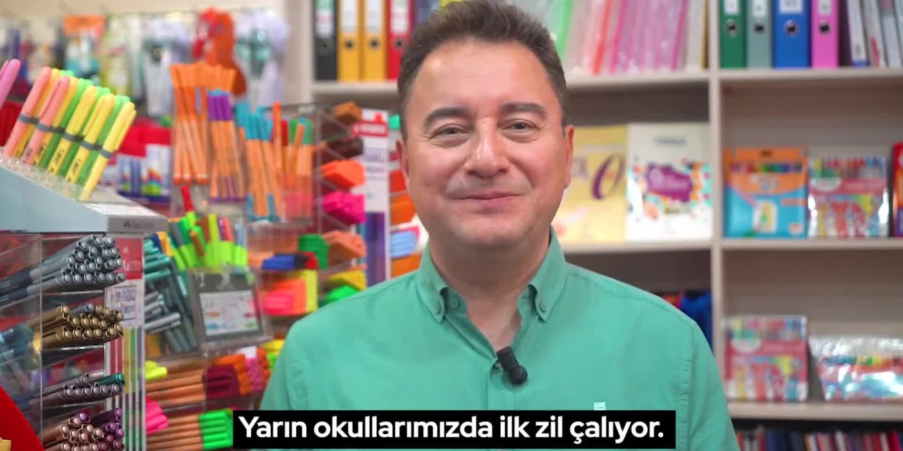 Ali Babacan'dan eğitim açıklaması: 'Bu vasatlığı kabul etmiyoruz'