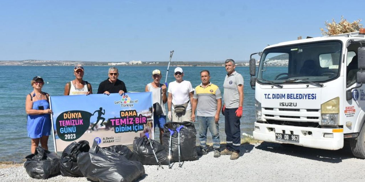 DİDİM’DE TEMİZLİK HAREKETİ GERÇEKLEŞTİRİLDİ