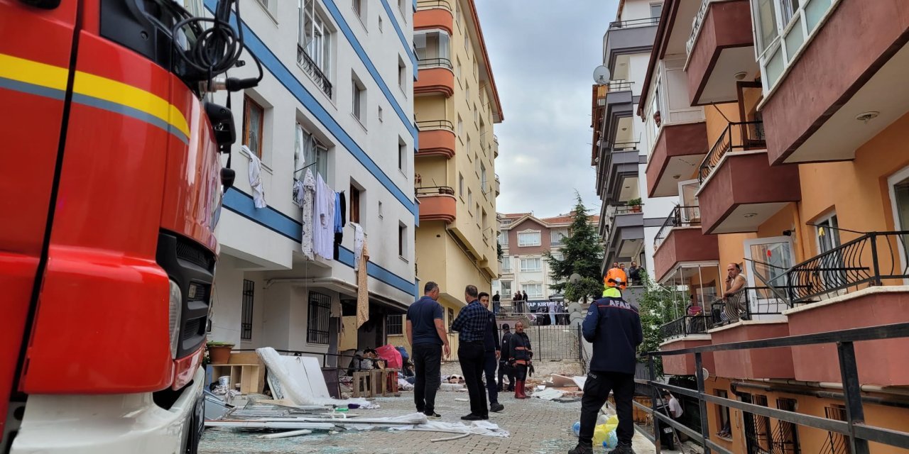 Ankara'da doğalgaz patlaması: 1 kişi hayatını kaybetti