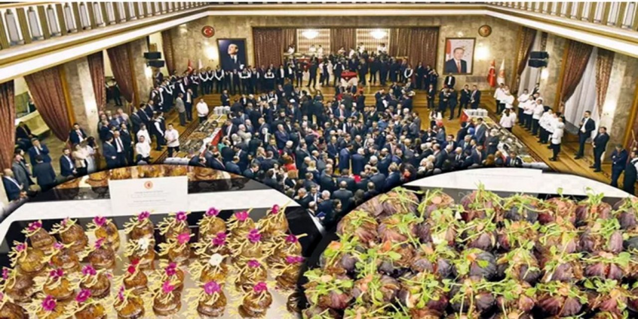 TBMM açılış resepsiyonuna ikramlar damga vurdu