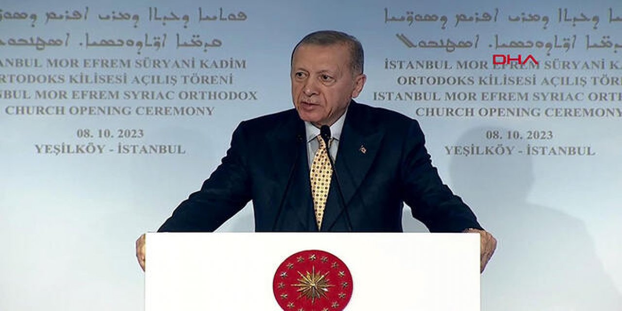 Erdoğan'dan İsrail-Filistin savaşı açıklaması: 'Filistin devleti ertelenemez'