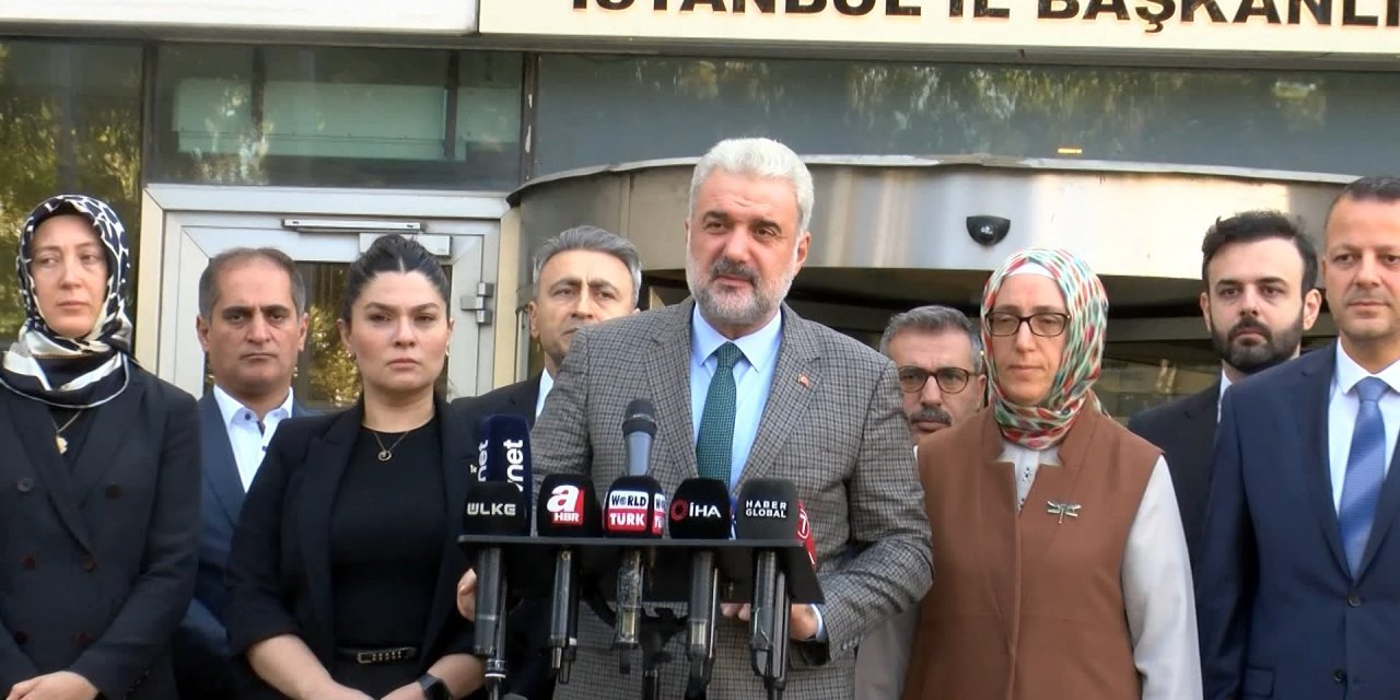 AKP İnsan Hakları Başkanlığı'ndan Filistin için 81 ilde açıklama: Sivil yerleşimleri hedef almayı doğru bulmuyoruz