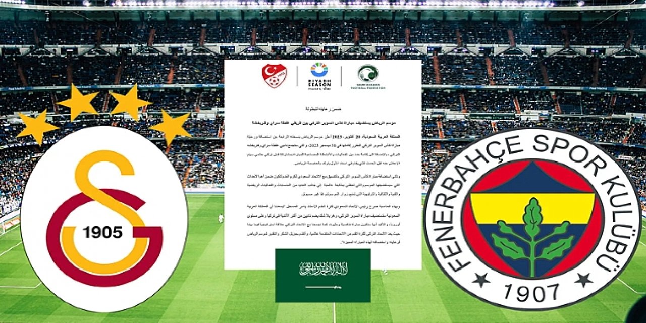 Prof. Dr. Hikmet Sami Türk Suudi Arabistan'da oynanacak Galatasaray-Fenerbahçe maçını yazdı