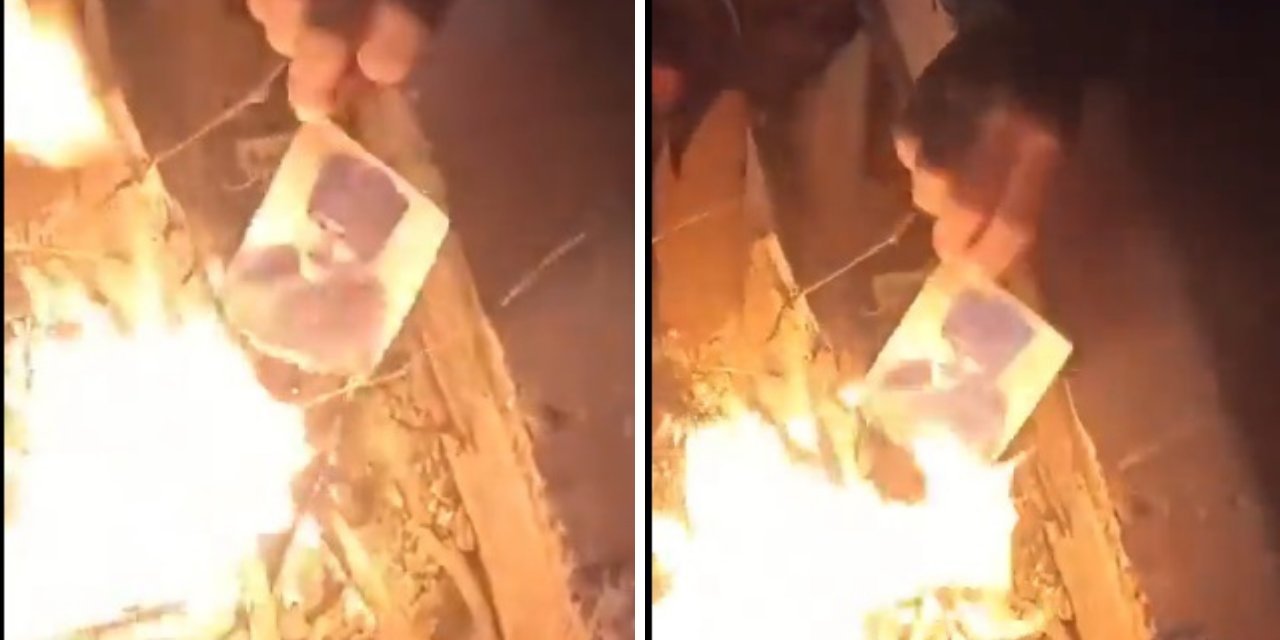 Atatürk'ün fotoğrafını yakan 3 liseli gözaltına alındı