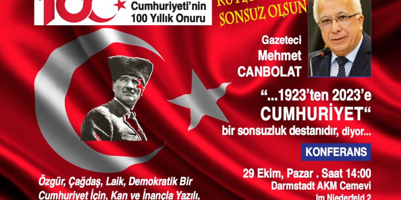 Mehmet Canbolat Yorumluyor: Gün Koşulsuz Dayanışma Günüdür; O Büyük Emanet Cumhuriyet Destanına, Yeni Sayfalar Ekleme Sevdasına…