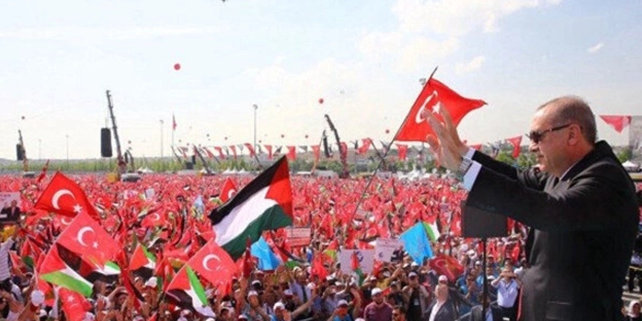 AKP’nin ‘Büyük Filistin Mitingi’ bugün gerçekleşecek; Erdoğan’dan sosyal medya çağrısı