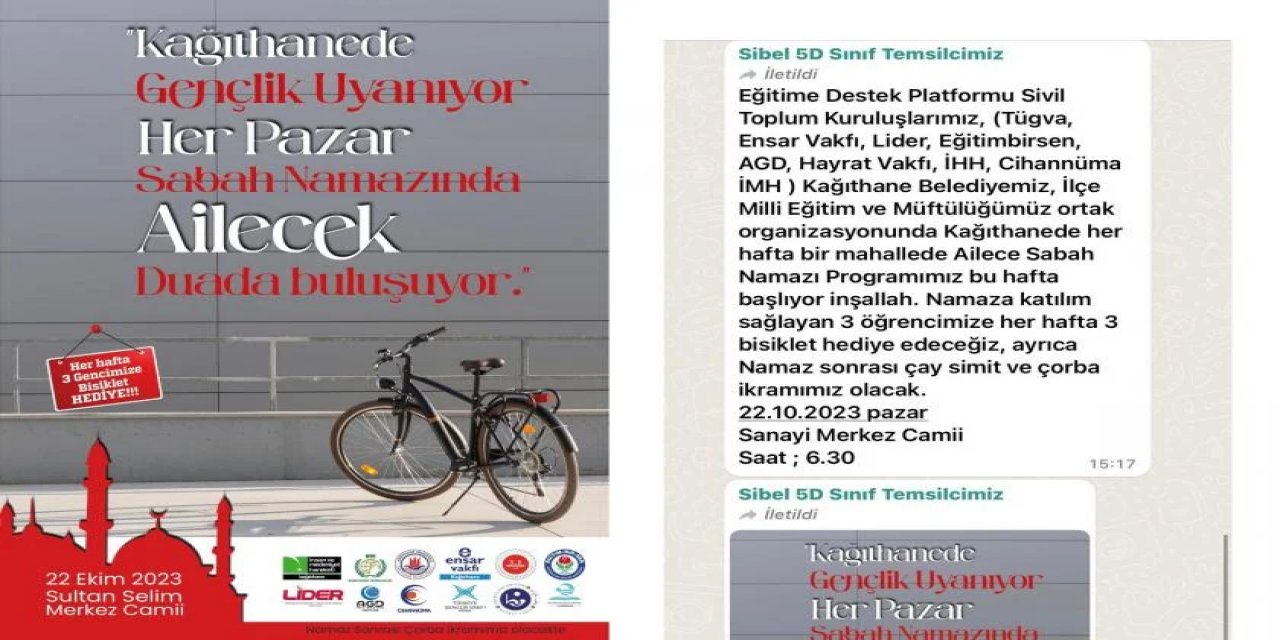 Tarikatlar İlkokul Çocuklarının Velilerine Dadandı