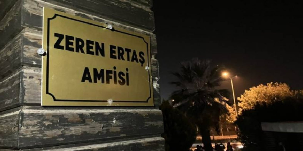 KYK yurdunda hayatını kaybeden Zeren Ertaş’ın ismi amfiye verildi