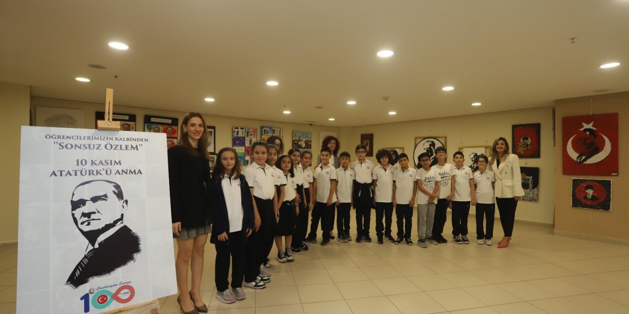 ‘Sonsuz Özlem 10 Kasım’ Resim Sergisi Kartal Belediyesi’nde Açıldı