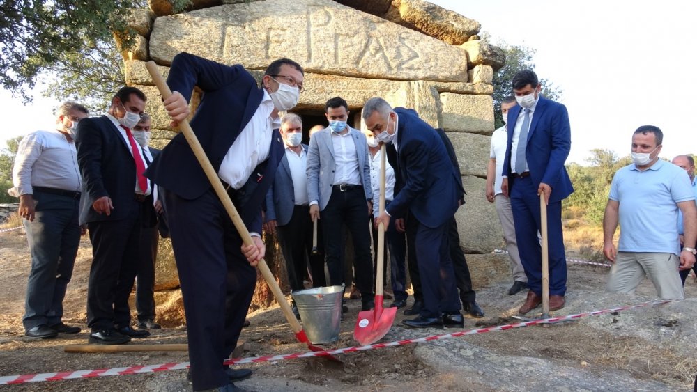 Gerga Antik Kenti'nde ilk kazma vuruldu