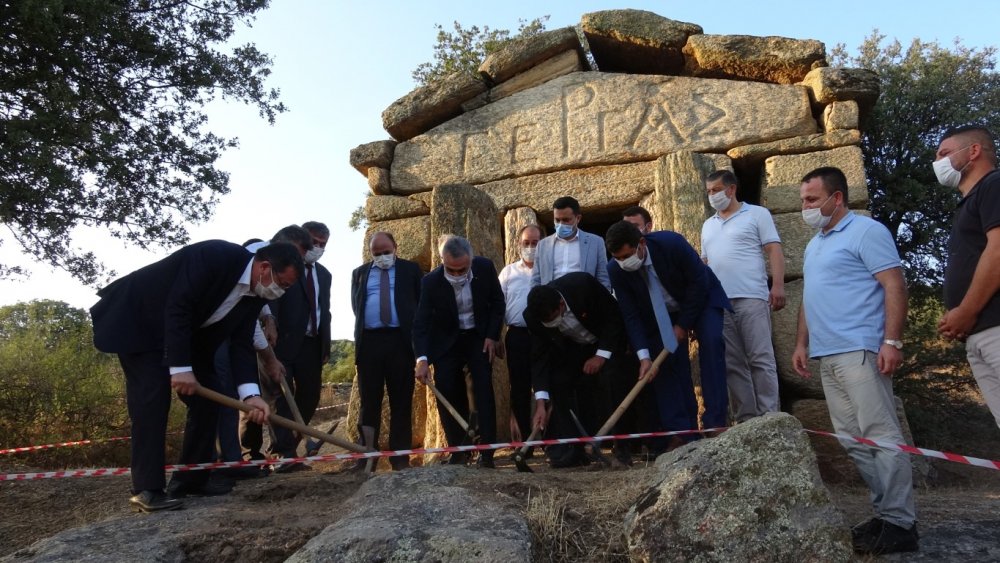 Gerga Antik Kenti'nde ilk kazma vuruldu