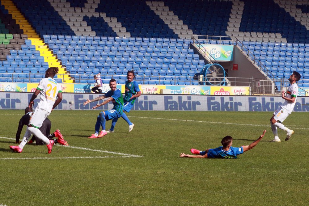 Çaykur Rizespor - Aytemiz Alanyaspor: 1-1